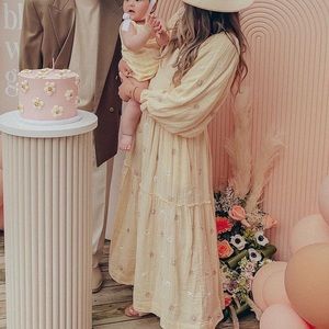 Free People Dahlia Embroidered Maxi Dress